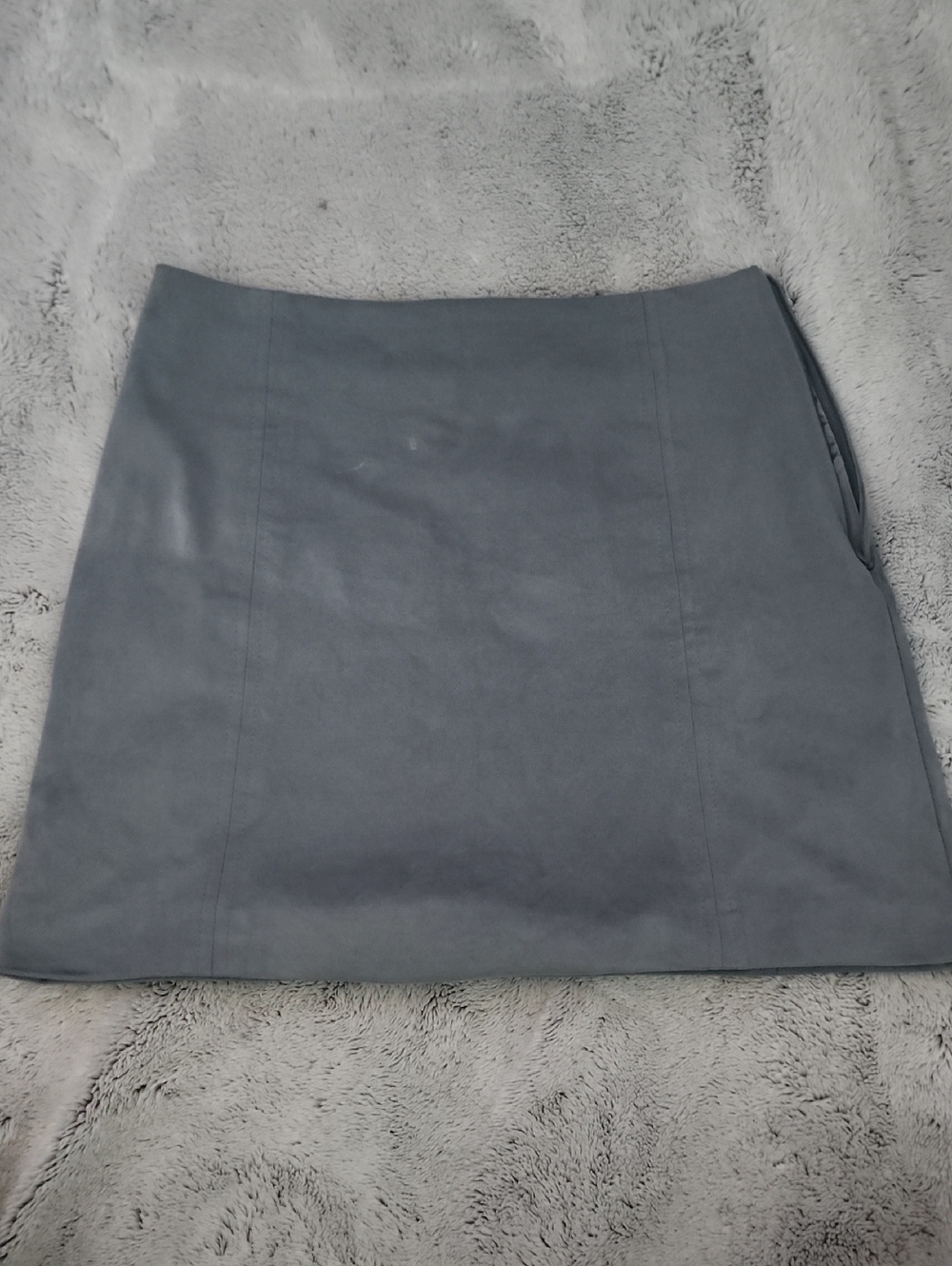 Blue/Silver/Steel Gray Mini Skirt